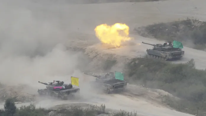 Tanky K2 ve výzbroji armády Jižní Koreje