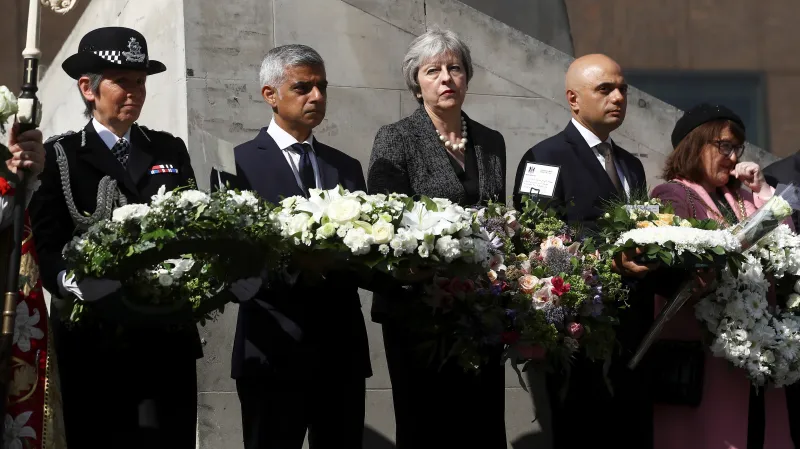 Pieta za oběti útoku z London Bridge