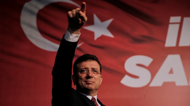Ekrem Imamoglu na snímku z roku 2022