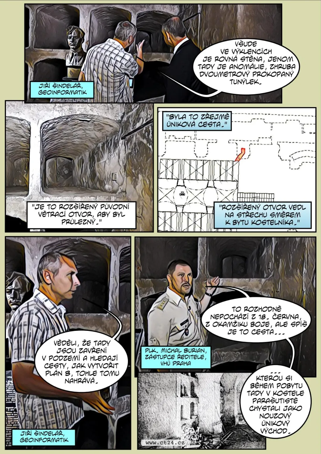 Komiks: Nové objevy v kryptě