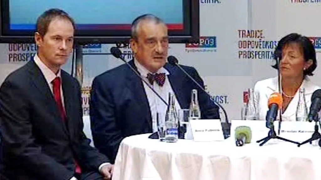 Petr Gazdík a Karel Schwarzenberg