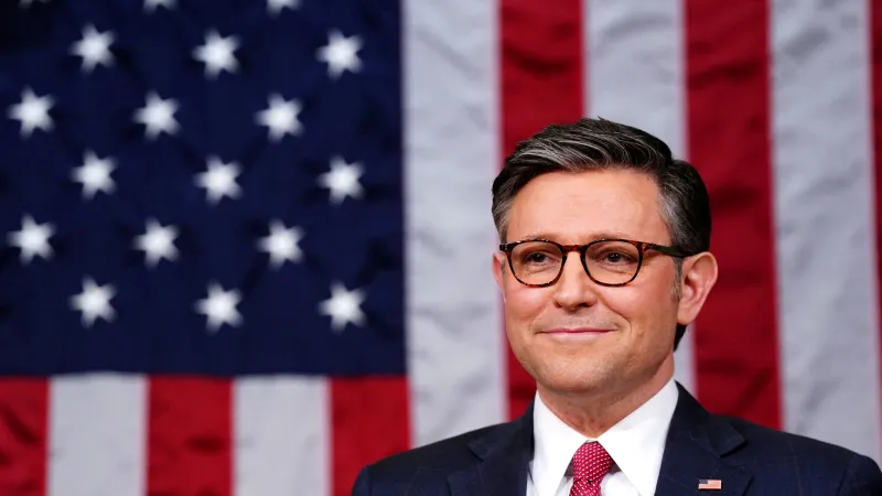 Šéf americké Sněmovny reprezentantů Mike Johnson