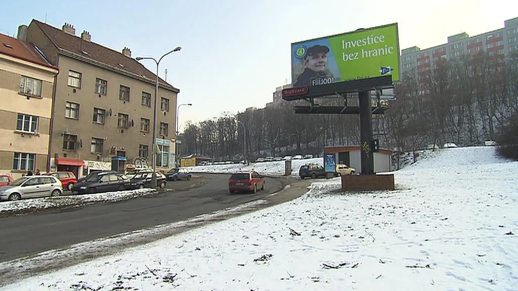Billboard v Michelské ulici