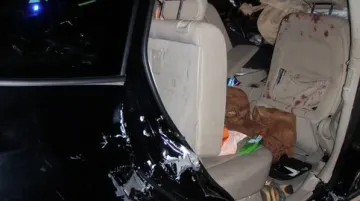 V havarovaném vozidle hasiči nenašli dětské autosedačky