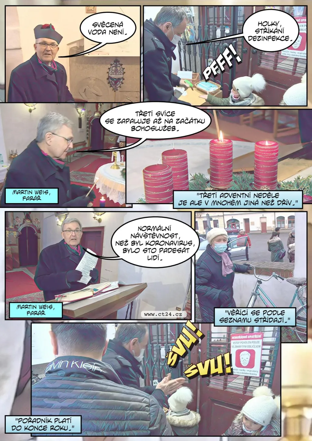 Do kostela podle pořadníků