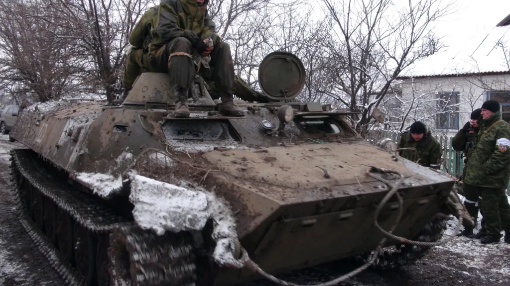 Tanky proruských separatistů