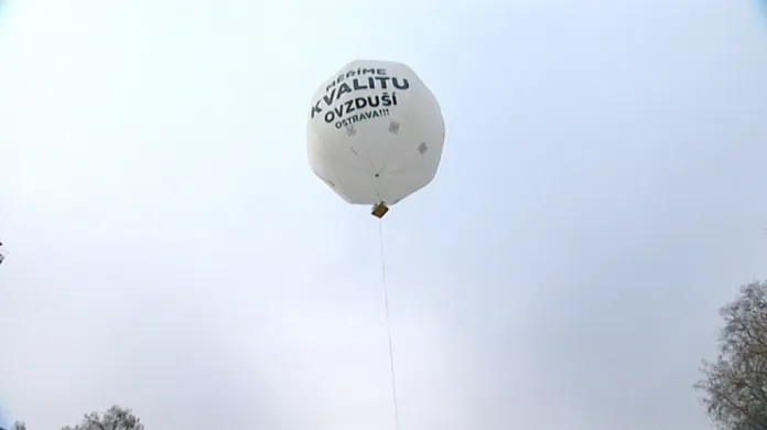 Balon měří kvalitu ovzduší