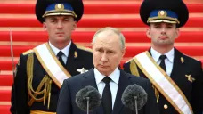 Ruský prezident Vladimir Putin promluvil k vojákům (červen 2023)