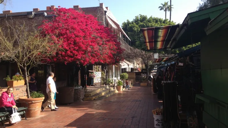 Typická zástavba v tzv. pueblu