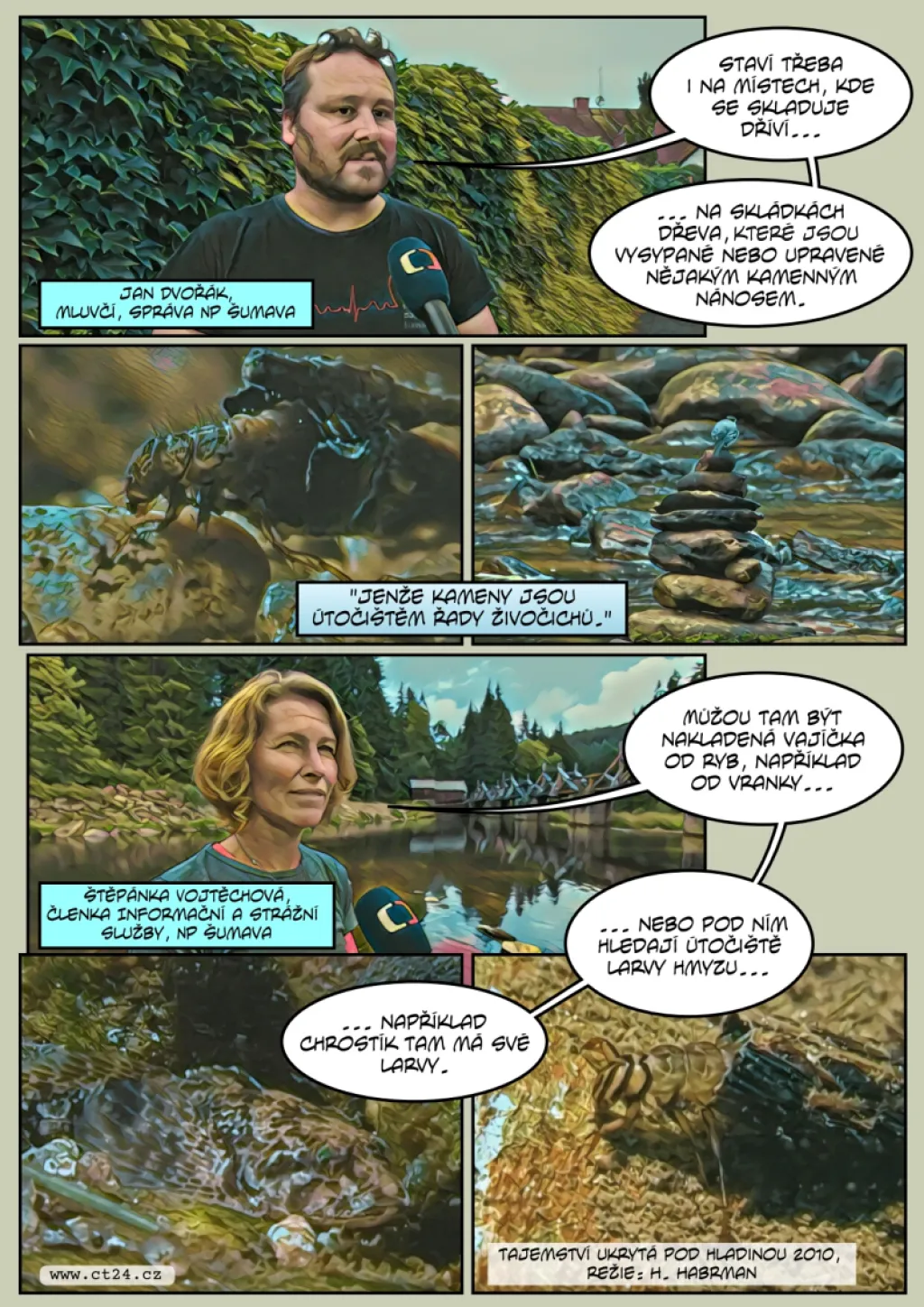 Strážci parku bourají kamenné věže