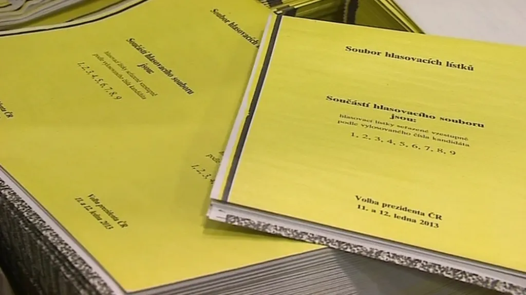 V Břeclavi tisknou lístky pro první přímou volbu prezidenta