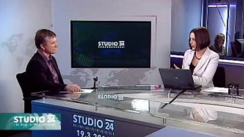 Zdeněk Zajíček ve Studiu ČT24