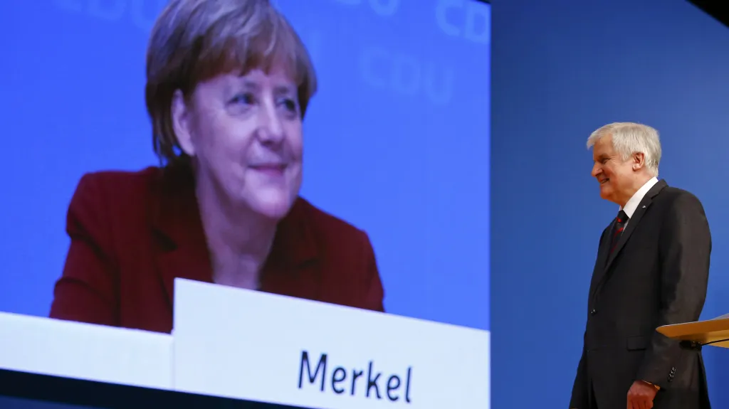 Angela Merkelová a Horst Seehofer