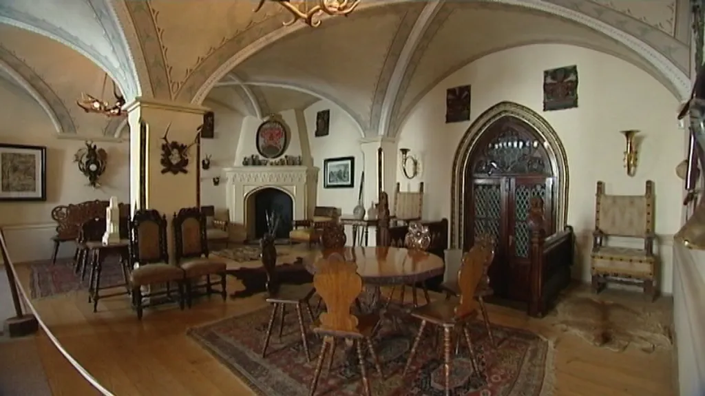 Restaurátorské práce na zámku v Hradci n. Moravicí