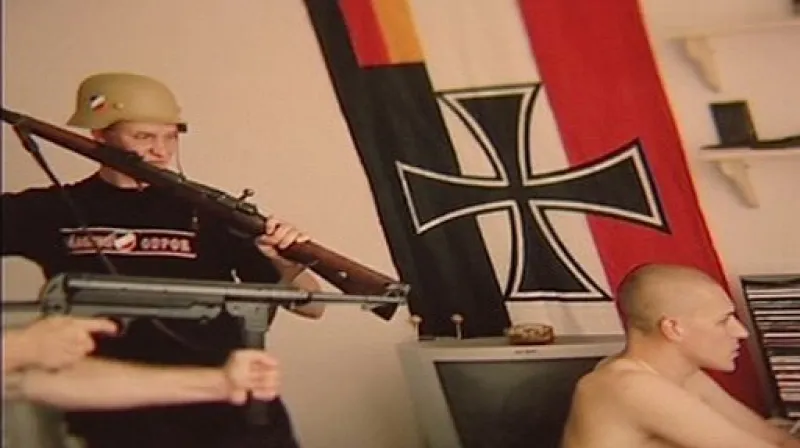 Záběry obžalovaných