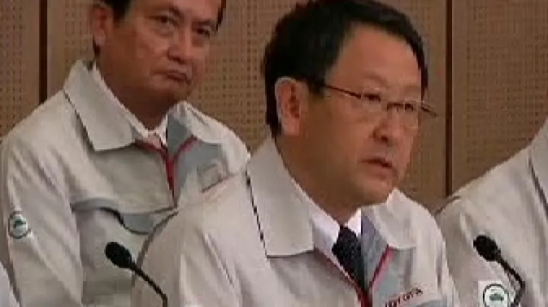 Prezident japonské automobilky Toyota na jednání výboru pro globální kvalitu