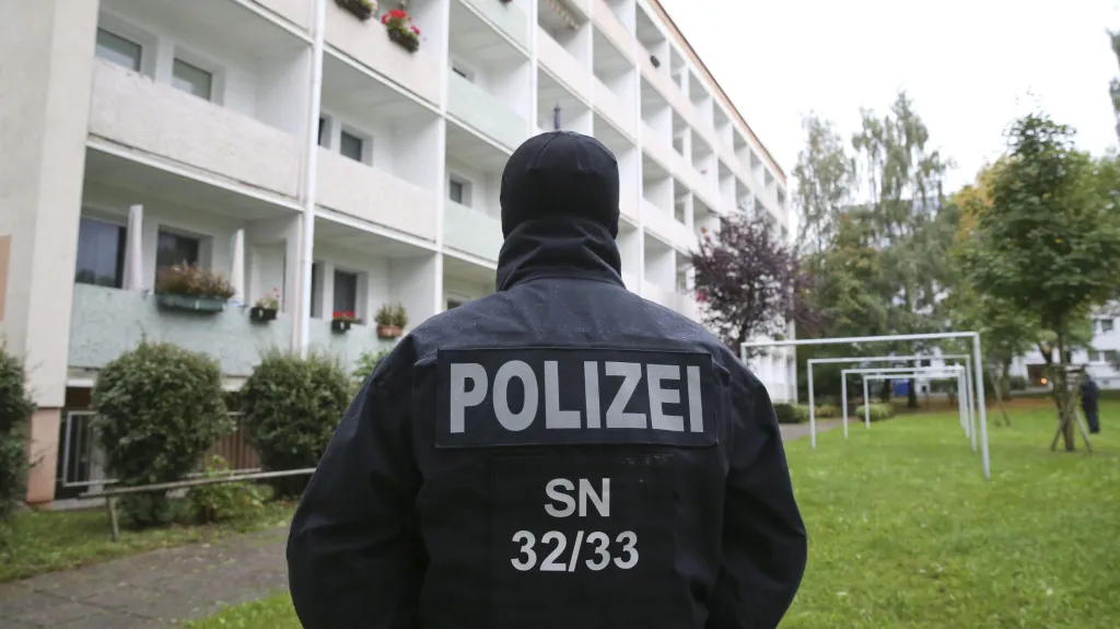 Zásah policie v Chemnitzu