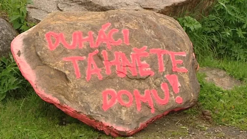 Protesty proti ekologům na Šumavě