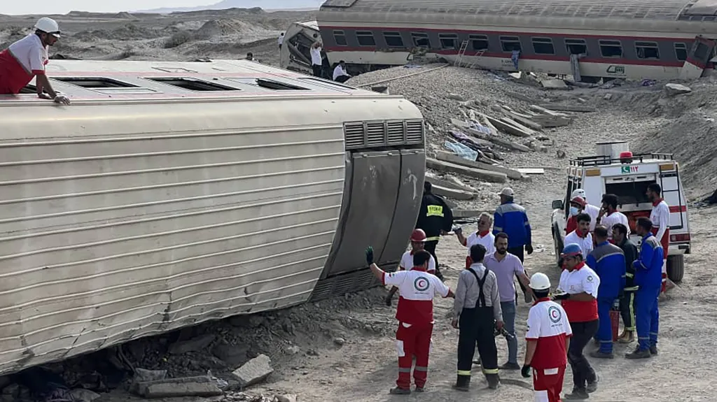 Nehoda vlaku v Íránu
