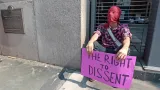 Newyorská demonstrace na podporu Pussy Riot
