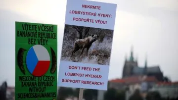 Demonstrace akademiků