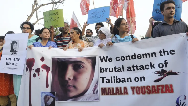 Prostesty lidskoprávních aktivistů v Islámábádu