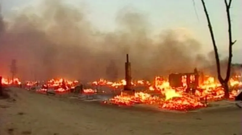 Ničivé požáry v Rusku