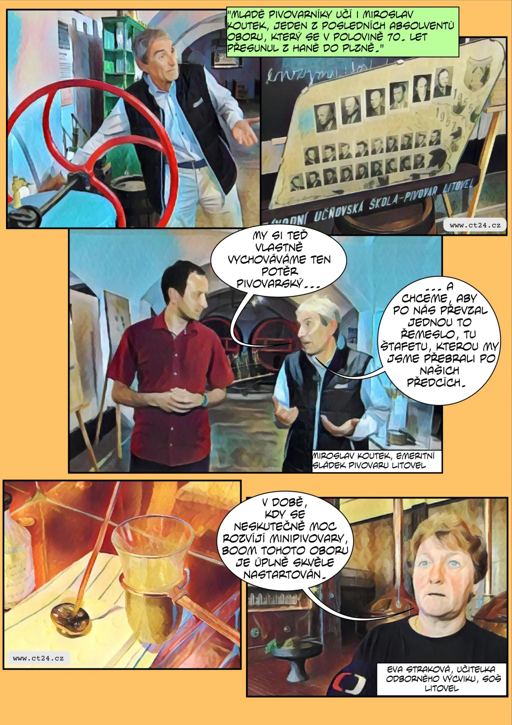 Komiks: Budouci sládci skládali zkoušky