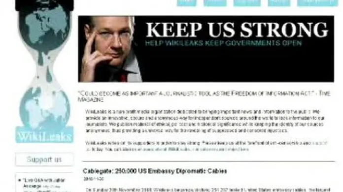 WikiLeaks zveřejnil seznam strategických míst