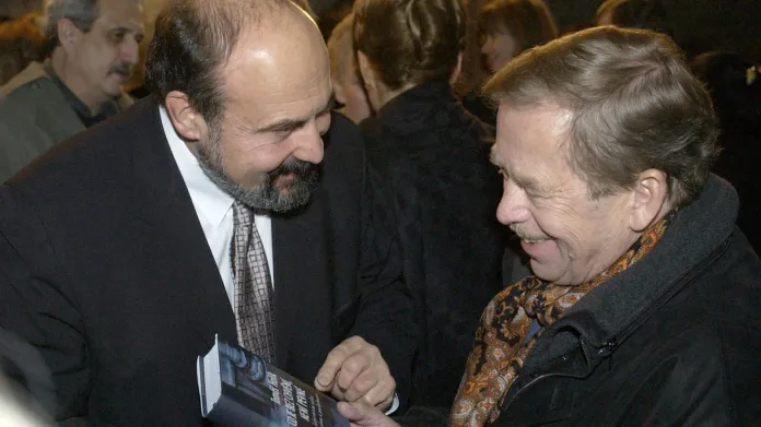 Tomáš Halík a Václav Havel