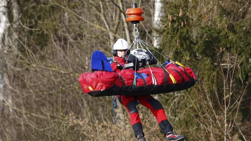 Záchranné práce u Bad Aiblingu