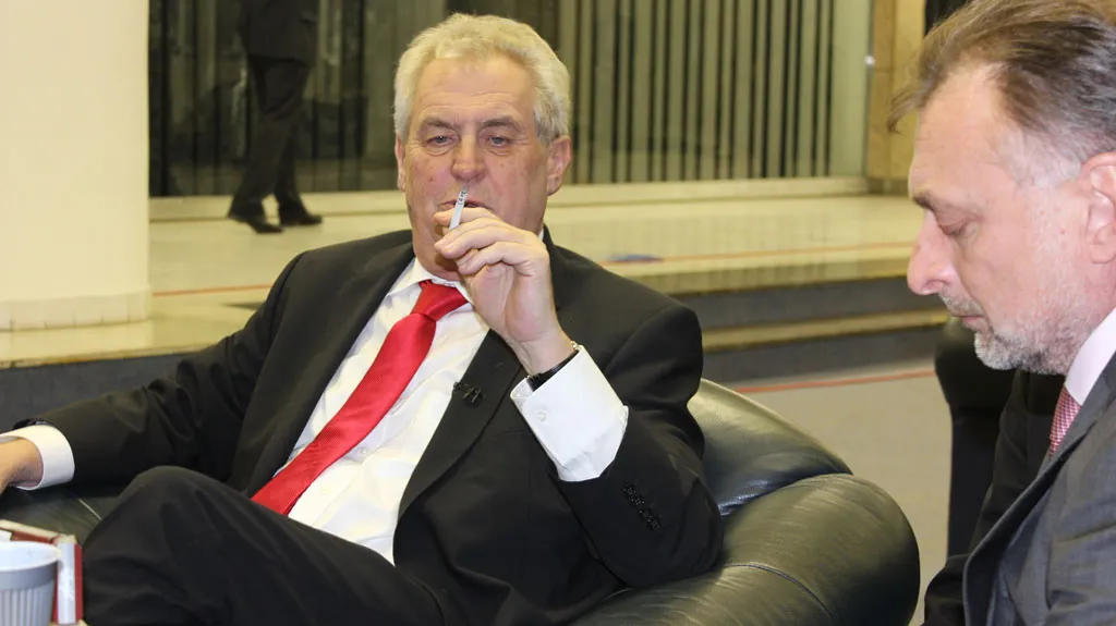 Miloš Zeman v České televizi