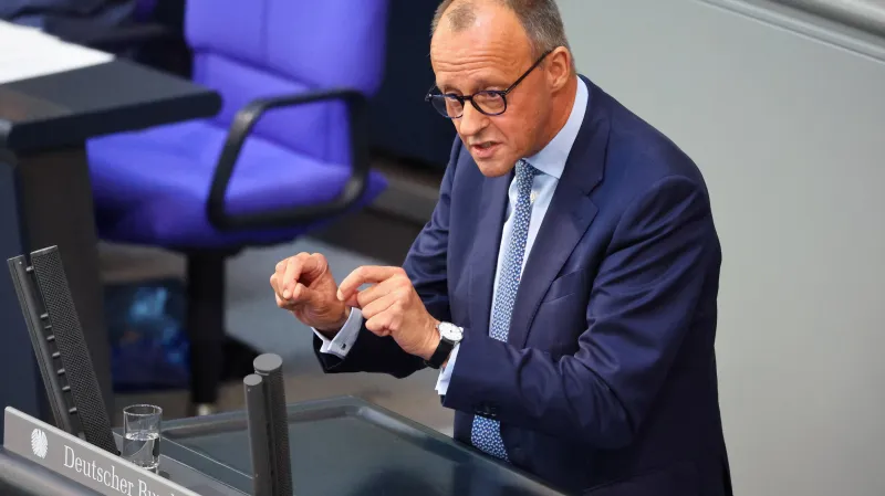 Předseda Křesťanskodemokratické unie Friedrich Merz