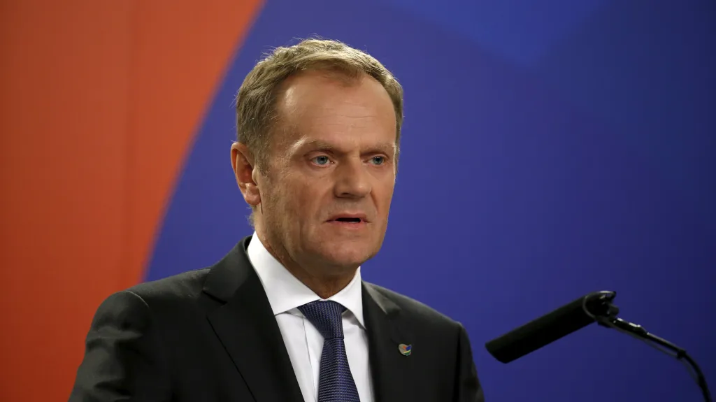 Donald Tusk na brífinku po skončení maltského summitu