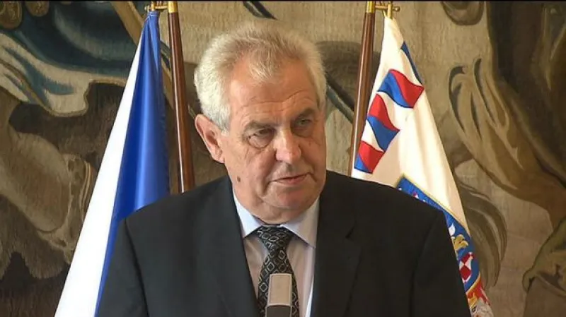 Brífink prezidenta Miloše Zemana na závěr návštěvy Zlínského kraje