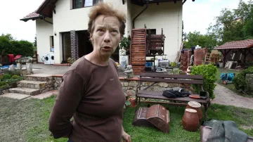 Následky divoké vody - Botič