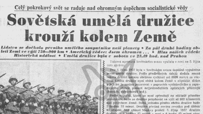 Výstřižek z úvodní strany Rudého práva (číslo 278, ročník 38)