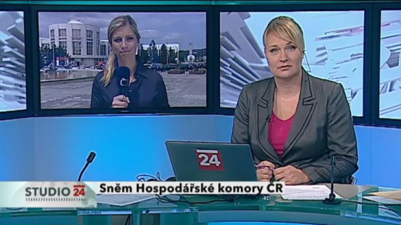 Studio ČT24: Vstup Hedviky Dědkové