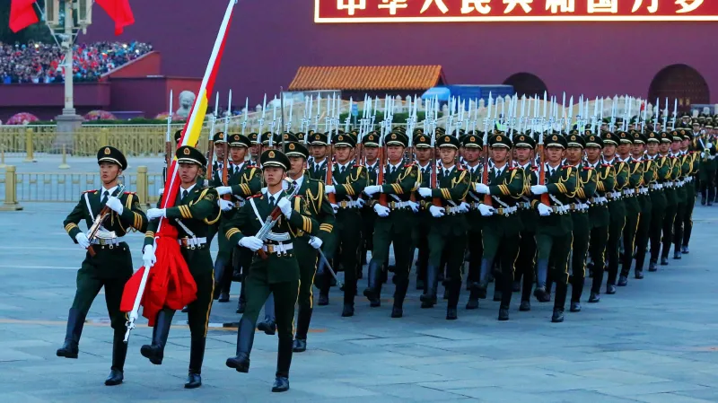 Oslavy 65. výročí vzniku Čínské lidové republiky v Pekingu