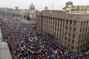 Odpor k vládě prostupuje napříč srbskou společností