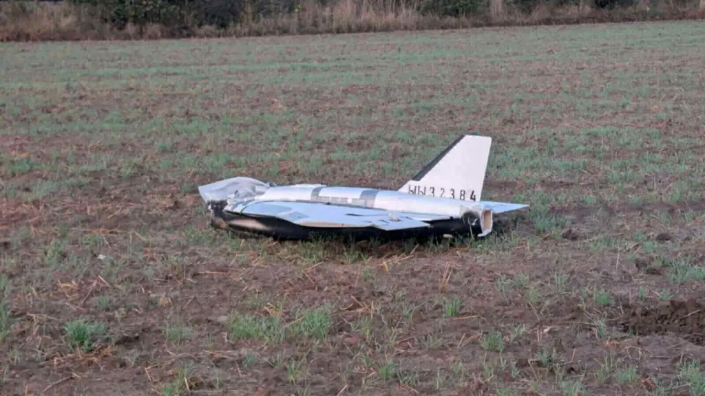 Následky dopadu ruských dronů v Polsku