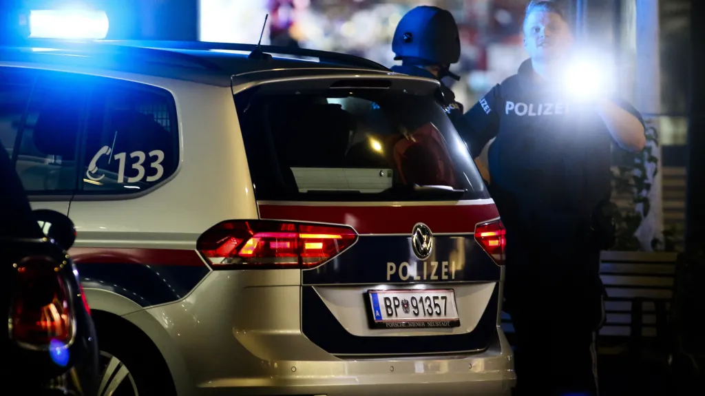 Policejní zásah ve Vídni