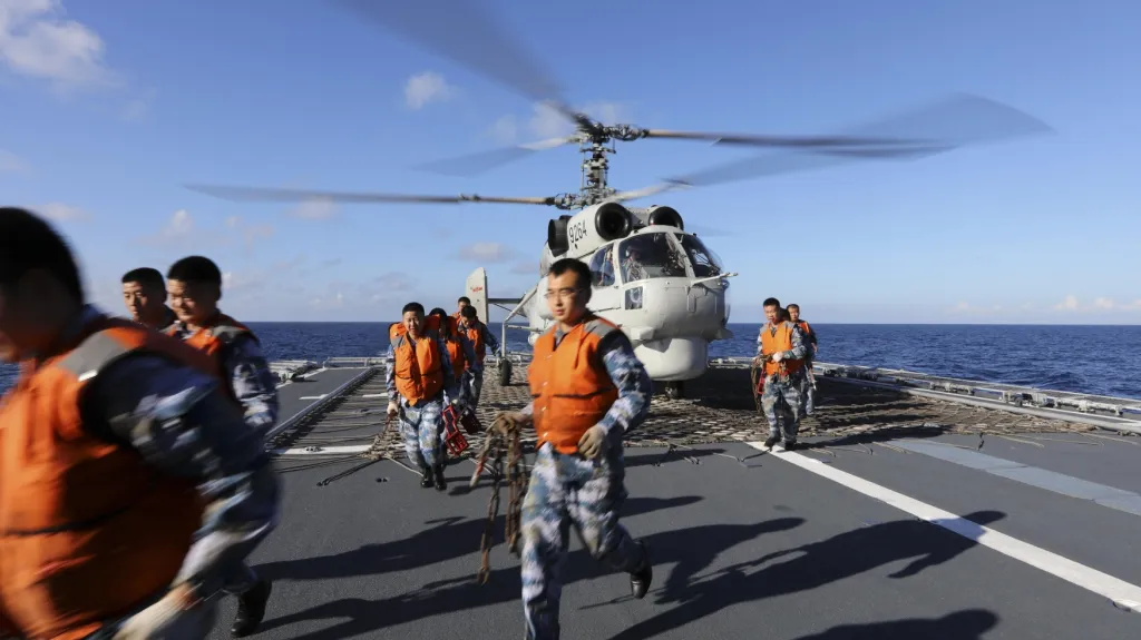 Čínská loď v Jihočínském moři