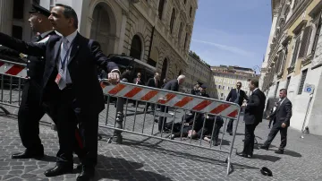 Střelba před sídlem italské vlády
