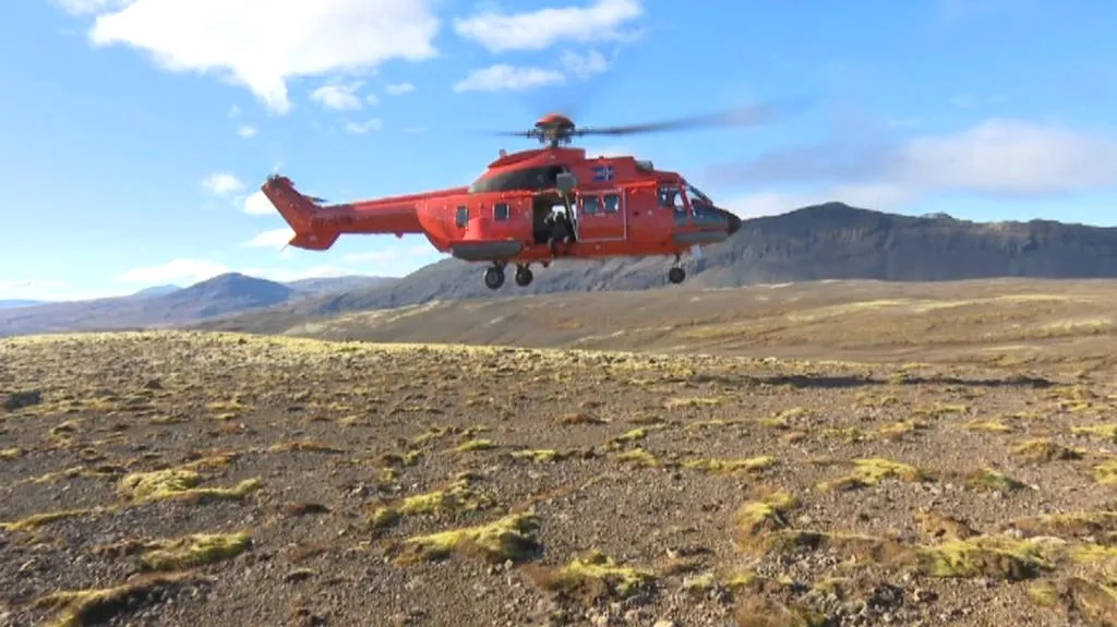 Vrtulník islandské pobřežní stráže