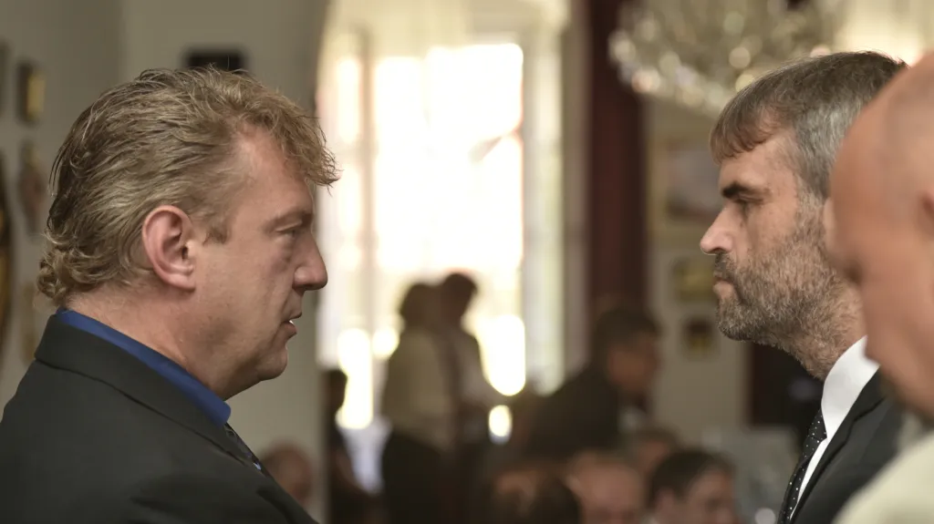 Jiří Komárek (vlevo) a Robert Šlachta