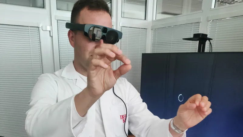 David Sibřina ve virtuální realitě