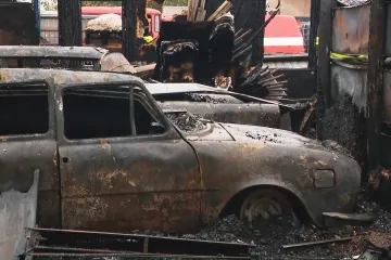 Na Břeclavsku hořela ubytovna, zranili se čtyři lidé