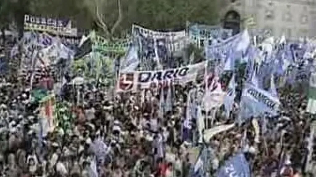 Demonstrace v Argentině