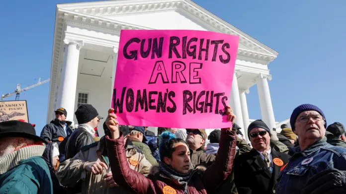 Právo nosit zbraň je podle účastnic demonstrace také ženským právem
